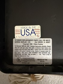 VTG 80s Nuon Klocks Bugs Bunny Blacklight Clock