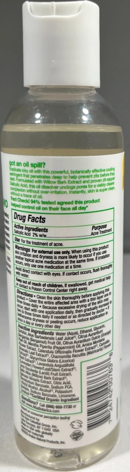 Alba Botanica Acne Dote Deep Clean Astringent Maximum Strength, 6 oz. - Image 2 of 2