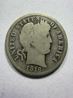 1916 Philadelphia Barber Dime 90% Silver 100+ years Old 🇺🇸 Free 🚢 #1