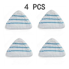 4x Für CLEANmaxx Ersatz Dampfbesen Premium Mikrofaser Bodentuch Dreiecksfuß NEW