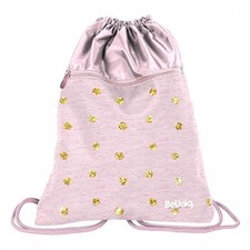 Gold Dots Schultüte for Shoes, Bag, Backpack, Pink, 35x47cm