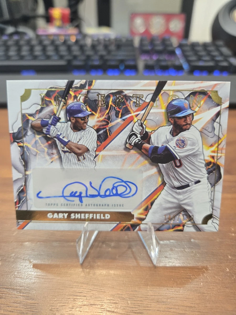 Gary Sheffield Autograph Indiana Baseball Trading Cards for sale
