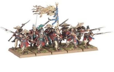 10 Peasant Levy Grand Cathay Warhammer The Old World Archer Spearmen Bastion Tow