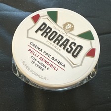 PRORASO Crema Pre Barba Blue Pre-Shave Cream with Aloe Vera and Vitamin E, NEW