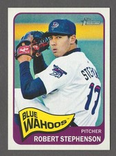 ROBERT STEPHENSON 2014 Topps Heritage Minors SP #224 Base Set Shortprint Wahoos
