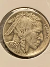 1936 D Buffalo Nickel very legible full beard horn