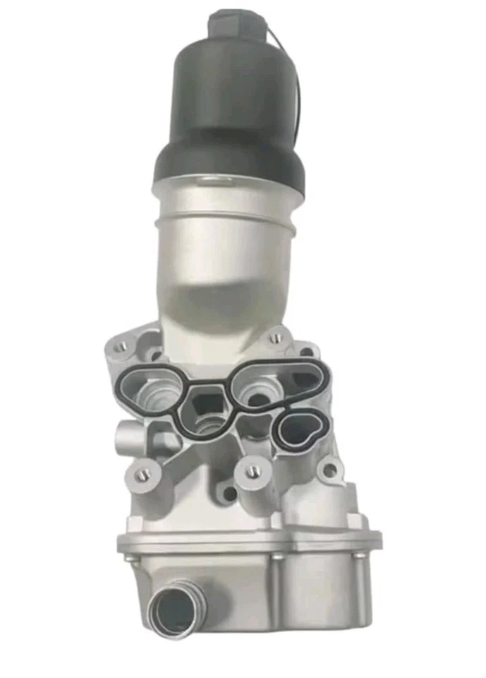 Aluminium Oil Cooler Filter Housing For VW Jetta GTI Golf R Passat Audi A4 A3 TT - Imagem 3 de 4