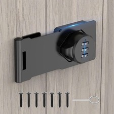 Household Cabinet Password Hasp Locks, Cabinet Locks with Combination, Door S...