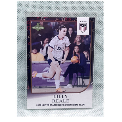 LILLY REALE 2026 Parkside USWNT Team Set Stars Foil Parallel Insert #18 USA 