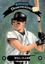 1992 Donruss #DK-2 Will Clark Diamond Kings