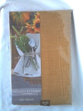 Newbridge, Nappe en tissu 60" par 84", ovale, couleur récolte
