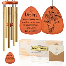 Mom Gifts, 32" Wind Chimes Gifts for Mom from Daughter Son, Mother in Law Gif...