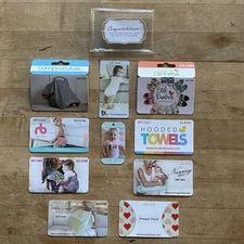 $455 Total 10 Gift Cards Little Wanderers Custom Snappies Canopy Couture + More