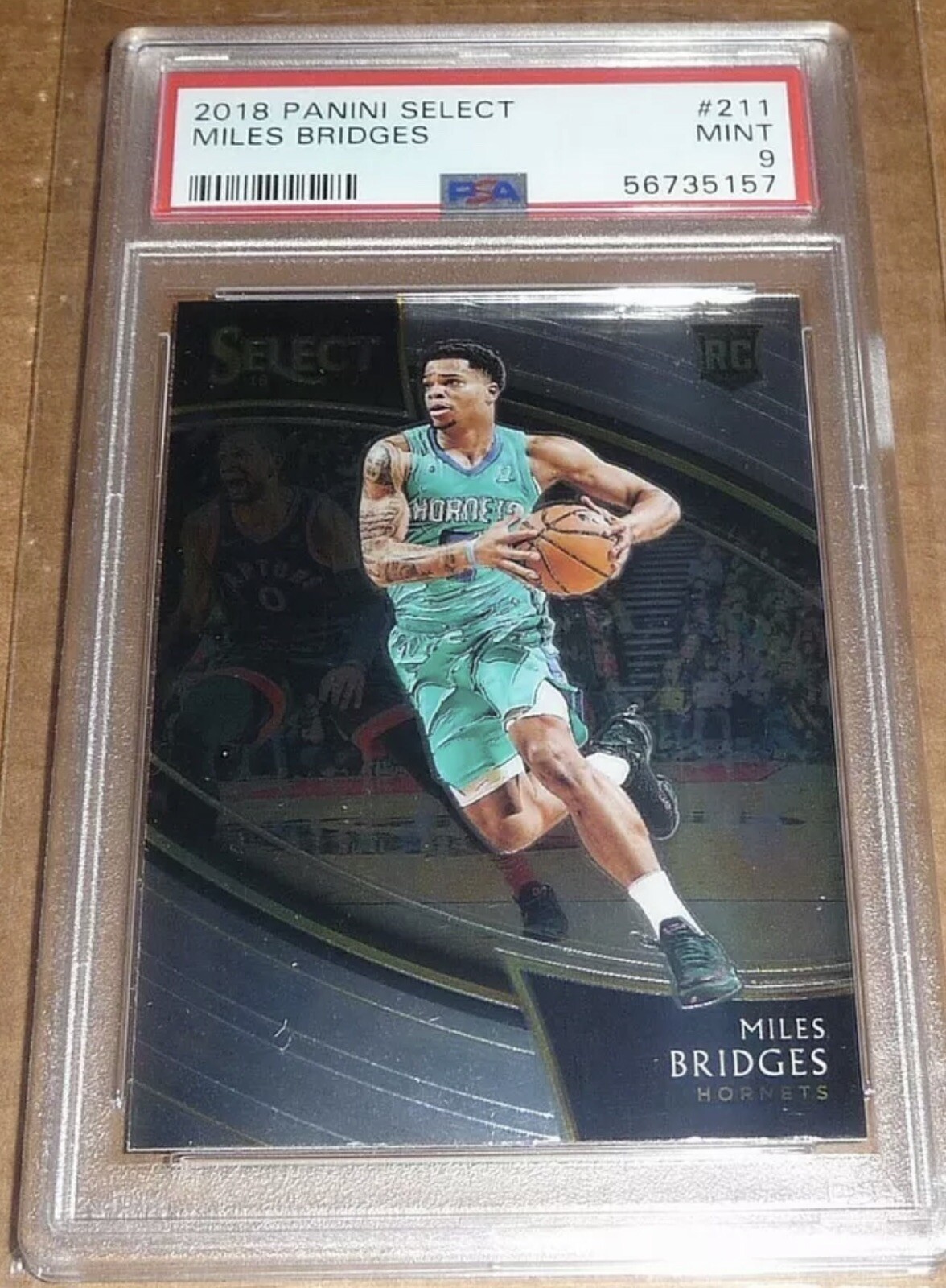 2018-19 Select MILES BRIDGES COURTSIDE RC ROOKIE PSA 9 LOW POP 13 ONLY 8 PSA10s