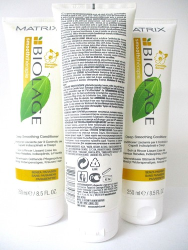 Biolage von Matrix Smooth Therapie Tiefenglättende Spülung 8,5 Oz. 3er Pack - Bild 2 von 2