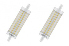 2x OSRAM LED Star Line R7s Stab 12,5W=100W warmweiß 118mm EEK:E (Spektrum A-G)