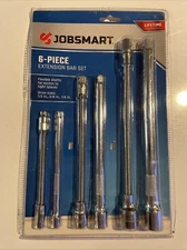 JobSmart 6 pc. Extension Bar Set 1/2in 3/8in 1/4in