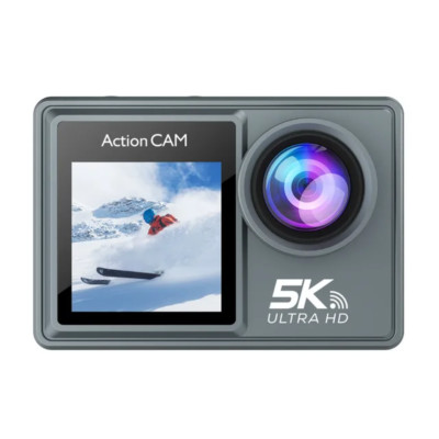 4K 60FPS Dual Screen 170° Wide Angle 30M Waterproof Sport Camera/Remote Control 