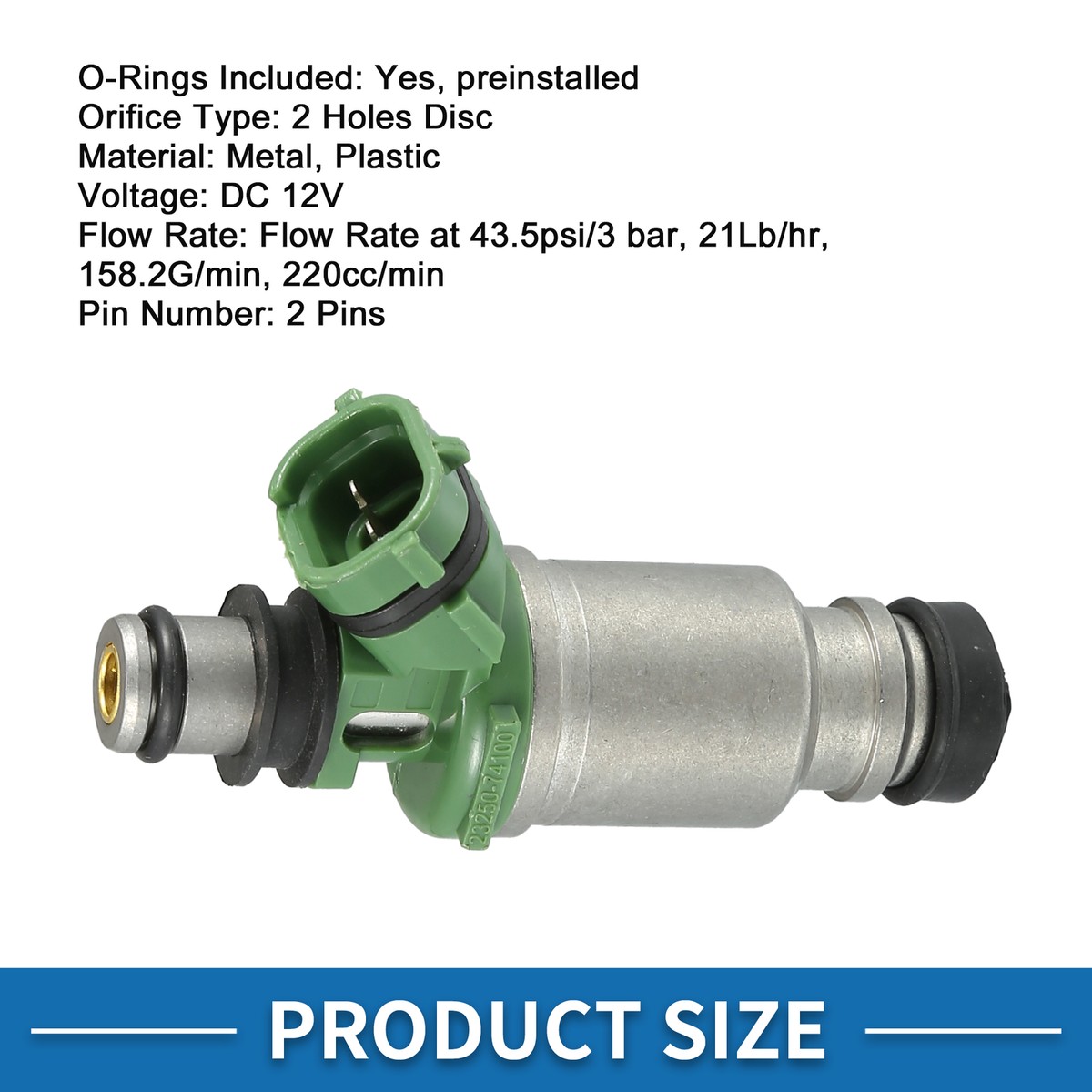 Fuel Injector No.23209-74100 for Toyota Camry 1992-2000 LE XLE 2.2