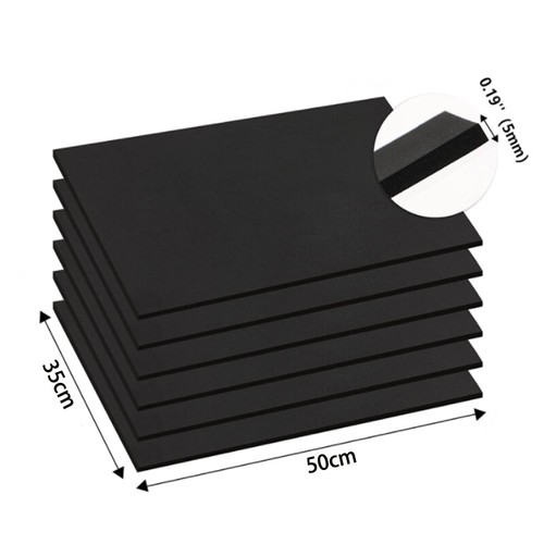 EVA Foam Sheets Handmade DIY Craft Cosplay Model 1~10mm Thick White/ Black/Grey - Picture 4 of 12