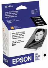 GENUINE Epson 34 T0341 Photo Black Ink Cartridge for Stylus Photo 2200 Printer