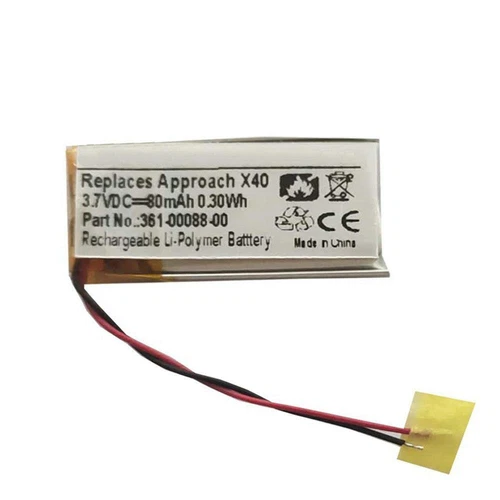 80mAh 361-00088-00 Battery for Garmin Approach X40, Vivosmart HR, Vivosmart HR+