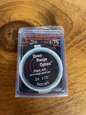 New ULTRAVIEW 2x 1.75 Lens Down Range Optics New SIGHT Lens Only