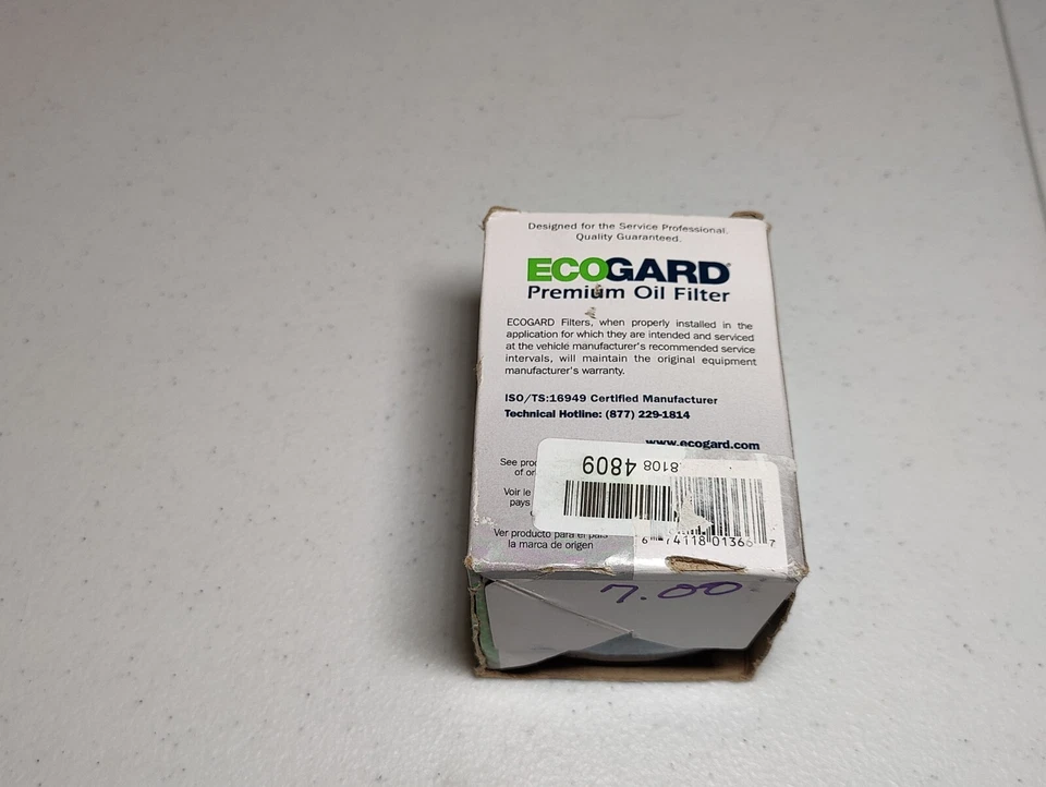 NUEVO Filtro de aceite de motor Ecogard Premium X4457/PH2827/PH3682 ¡ENVÍO GRATUITO!! Foto 4 de 4
