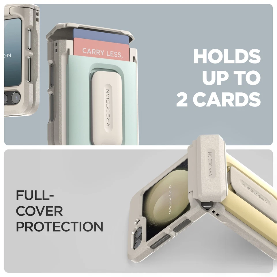 Чехол для телефона Galaxy Z Flip 5 5G VRS [D-бумажник шар] с кошельком для карт и подставкой - Изображение 3 из 4