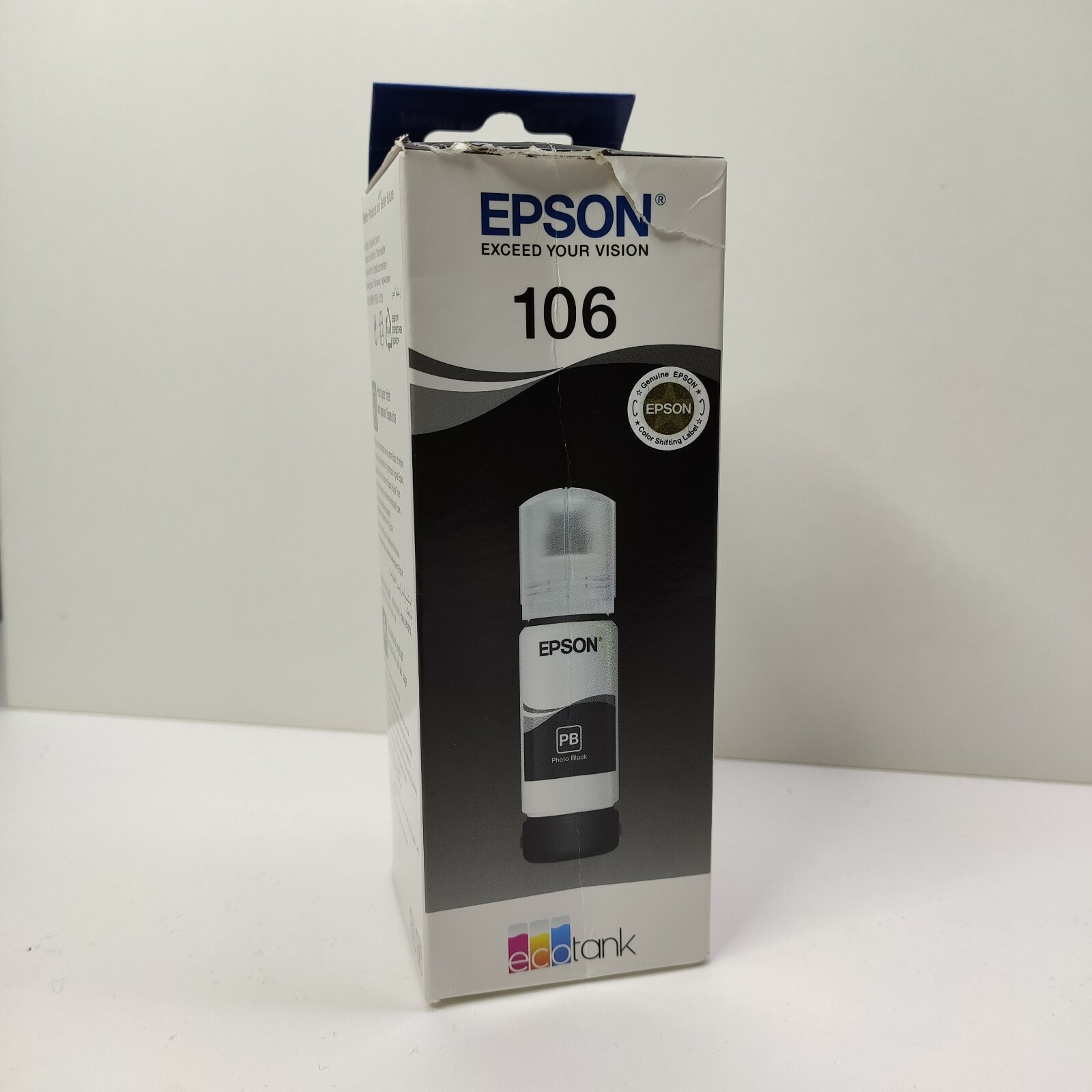 Flacone di inchiostro Epson 106 Nero - C13T00R140 70 ml