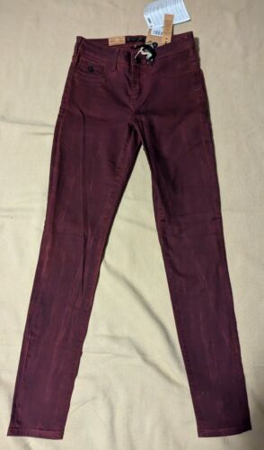Women's Maison Scotch 'La Voyage' Super Skinny Jeans, Burgundy, 27W-32L - Picture 2 of 12