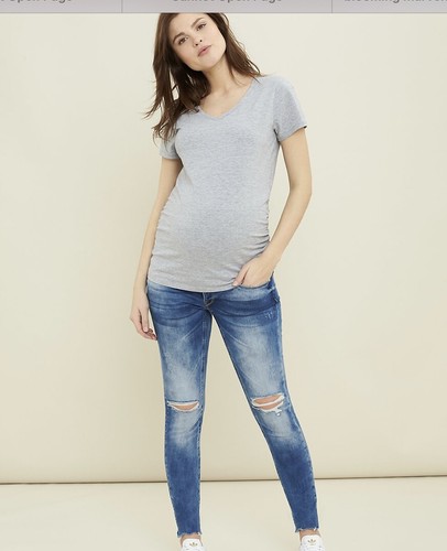 Over The Bump Maternity Skinny Jeans UK 