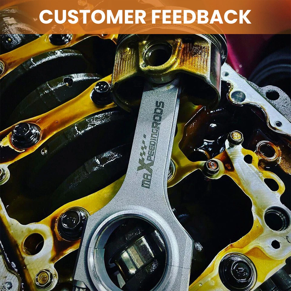 Forged H-Beam Connecting Rods for Honda Acura K24 K24A1 K24A2 K24A4 K24A8 2.4L - Image 3 of 4