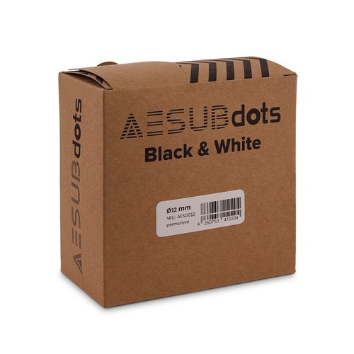 AESUBdots black&white 12 mm (6 000 points) - Points de référence - Réference markers
