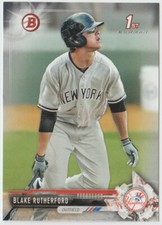2017 Bowman Prospects Baseball #BP121 Blake Rutherford 1st - New York Yankees