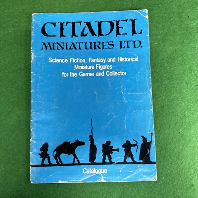 CITADEL MINIATURES CLASSIC CATALOGUE 80'S RAL PARTHA GAMES WORKSHOP WARHAMMER