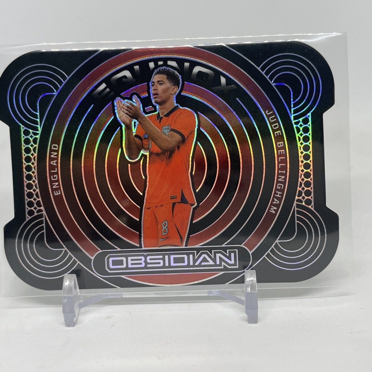 2022-23 Jude Bellingham Obsidian Panini Die Cut #5 68/115 2022-23 Jude Bellingham Obsidian Panini Die Cut #5 68/115