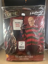 Rubies Halloween Nightmare On Elm Street Freddy Krueger Adult XL Costume New NOS