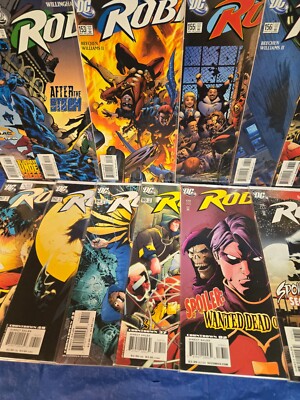 DC COMICS ROBIN LOT OF 14; 143 144 153 155-157 162 164 165 173 176