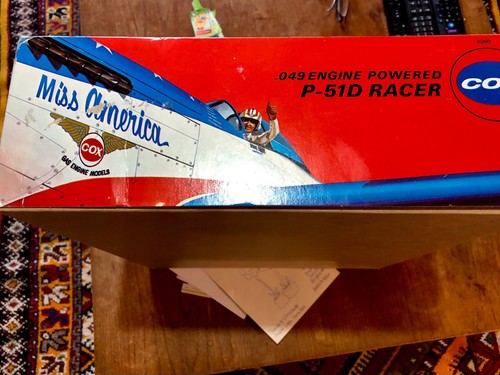 COX 049 Mustang P51D Racer 'Miss America' GAS POWER AIRPLANE BOXED - Picture 3 of 11
