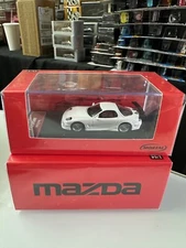 MAZDA RX-7 VEILSIDE WHITE 299 PCS 1/64 SCALE DIECAST CAR MODEL BY MORTAL MODELS