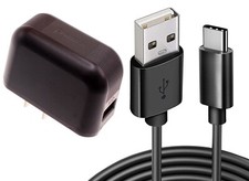Home Wall Charger 6ft Long USB-C Cable Power Adapter USB-C Wire for Smartphones