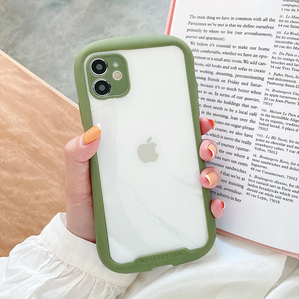 Funda Carcasa Goma Antigolpes iPhone 11 12 13 14 15 678 XS iFace Transparente Reflectante Foto 4 de 4