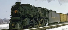 Pennsylvania Railroad Class M1 steam locomotive No. 6921 in 1955 5 x 7 Photo
