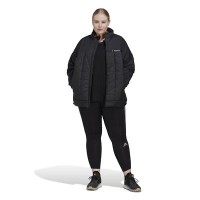 adidas Terrex Women's Multi Insulated Puffer Jacket Black 4XL $170 Value
