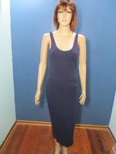 XL navy blue long stretchy BODYCON dress by FASHION NOVA
