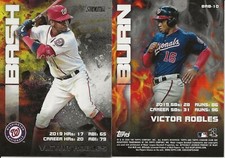 2020 Topps Stadium Club VICTOR ROBLES Bash and Burn Insert Nationals #BAB-10