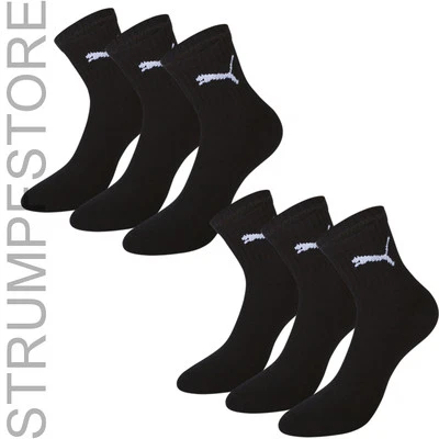 6 Paar PUMA Socken Strümpfe SHORT CREW SPORT Tennis Outdoor Freizeitsocken  - Bild 1 von 4