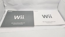 Nintendo Wii Operations Manual Lot Of 2 C/RVL-USZ-3/8
