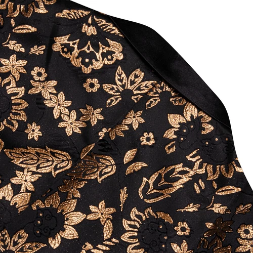Para Hombres Floral Esmoquin Cena Chaqueta Calce Regular Chal Solapa Paisley Baile de graduación Fiesta Traje - Imagen 38 de 236